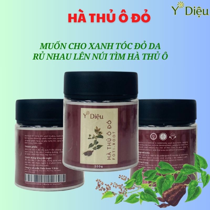 HÀ THỦ Ô Y DIỆU, HÀ THỦ Ô ĐỎ NGUYÊN CHẤT, KÍCH THÍCH MỌC TÓC